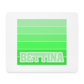 Geschenk für Bettina - Mousepad (Querformat) - Weiß - Vorne
