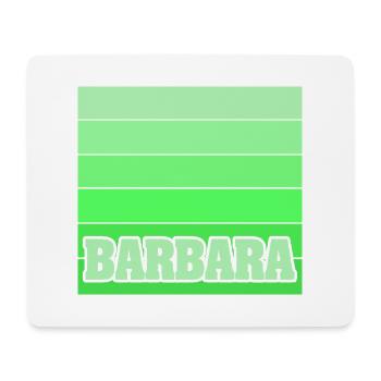 Geschenk für Barbara - Mousepad (Querformat) - Weiß - Vorne