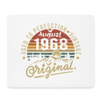 Birthday 1968 Vintage August 1968 Gift 1968 - Mouse Pad (horizontal) - white - Front