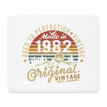 1982 Jahrgang Geburtstag Geburtsjahr 1982 Geschenk - Mousepad (Querformat) - Weiß - Vorne