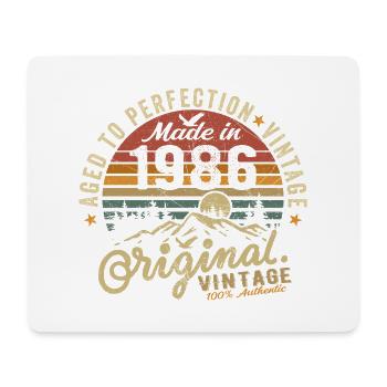 1986 Jahrgang Geburtstag Geburtsjahr 1986 Geschenk - Mousepad (Querformat) - Weiß - Vorne