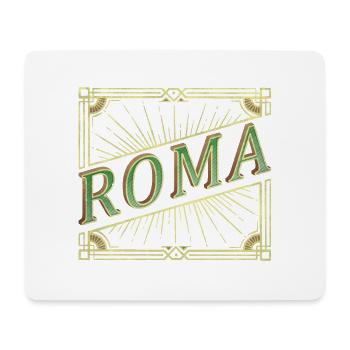 Rome Roma Italie City Font Vintage Rétro Antique - Tapis de souris (format paysage) - blanc - Devant