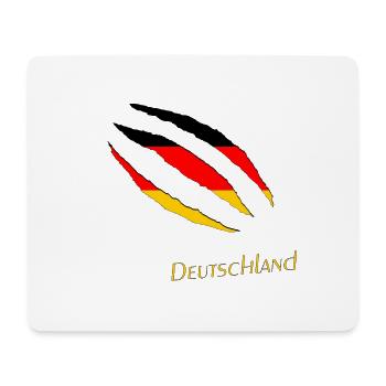 Deutschland - Mousepad (Querformat) - Weiß - Vorne