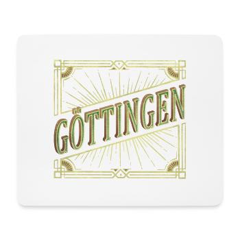Göttingen Allemagne Ville Police Vintage Rétro - Tapis de souris (format paysage) - blanc - Devant