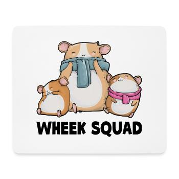 Wheek Squad Graphic Guinea Pig Owner Pet Cavy Anim - Mousepad (Querformat) - Weiß - Vorne