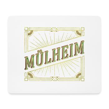 Mülheim Allemagne City Font Vintage Retro - Tapis de souris (format paysage) - blanc - Devant