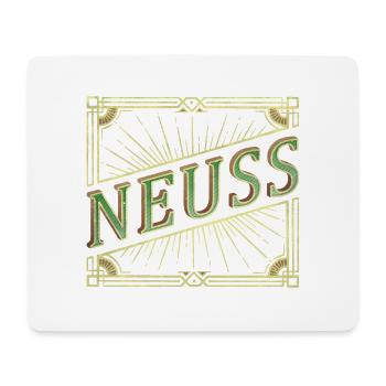 Neuss Allemagne City Font Vintage Rétro - Tapis de souris (format paysage) - blanc - Devant