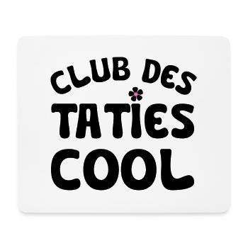 club des taties cool - Tapis de souris (format paysage) - blanc - Devant