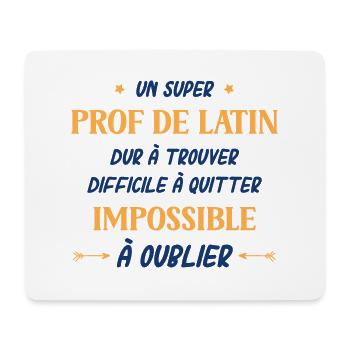 Un super prof de latin - Tapis de souris (format paysage) - blanc - Devant