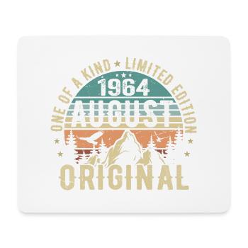 August 1964 - Born in August 1964 - Birthday - Mouse Pad (horizontal) - white - Front