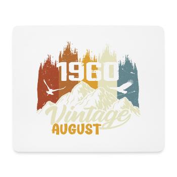 Légendaire depuis août 1960 Cadeau d’anniversaire des années 1960 - Tapis de souris (format paysage) - blanc - Devant