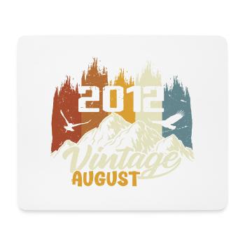 Legendary Since August 2012 Birthday Gift 2012 - Mouse Pad (horizontal) - white - Front