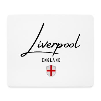 Ich liebe Liverpool, Liverpool England - Mousepad (Querformat) - Weiß - Vorne