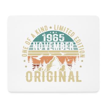 November 1965 Birthday Gift - November 1965 - Mouse Pad (horizontal) - white - Front