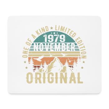 November 1979 Birthday Gift - November 1979 - Mouse Pad (horizontal) - white - Front