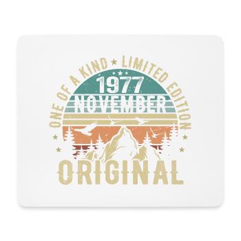 November 1977 Birthday Gift - November 1977 - Mouse Pad (horizontal) - white - Front
