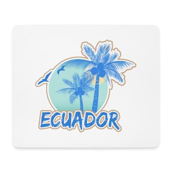 Urlaub Ecuador - Mousepad (Querformat) - Weiß - Vorne