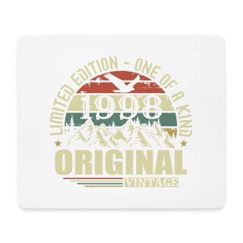 Original 1998 Vintage Retro Vintage 1998 Born - Mouse Pad (horizontal) - white - Front