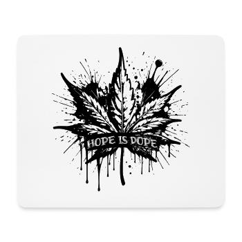 HOPE IS LEAF! - Mousepad (Querformat) - Weiß - Vorne