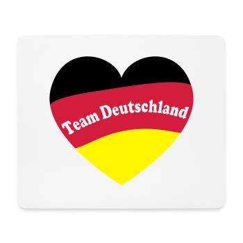 Fußball Deutschland EM Europameister - Mousepad (Querformat) - Weiß - Vorne