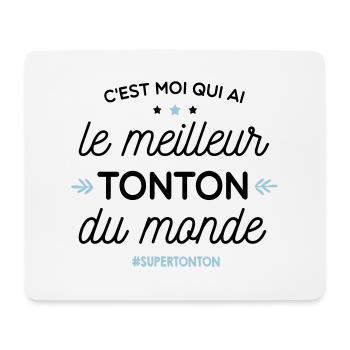 Bester Onkel - Superonkel - Mousepad (Querformat) - Weiß - Vorne