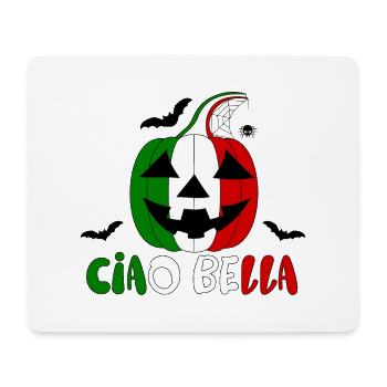 Helloween Italien ciao bella - Mousepad (Querformat) - Weiß - Vorne