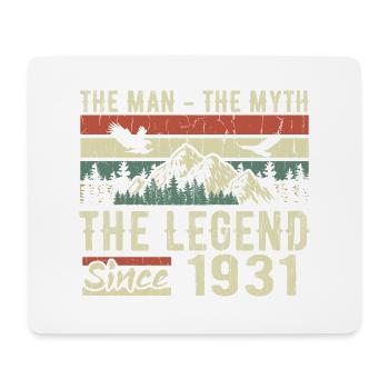 Retro 1931 Vintage - 1931 Birthday Gift - Mouse Pad (horizontal) - white - Front