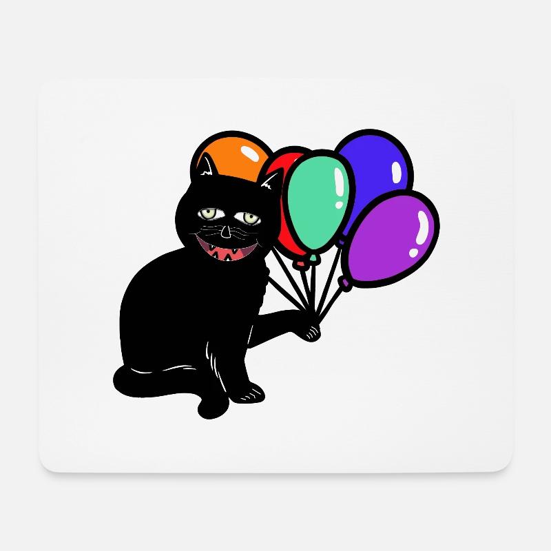 Halloween Cat Cats Cat - Mouse Pad (horizontal) - white