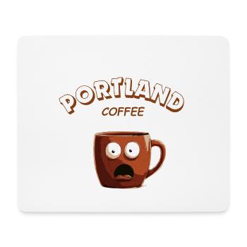 Portland coffee - Mouse Pad (horizontal) - white - Front