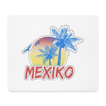 Vacances Mexique - Tapis de souris (format paysage) - blanc - Devant