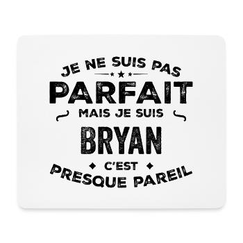 Bryan – ein lustiger und stolzer Vorname, Legende - Mousepad (Querformat) - Weiß - Vorne