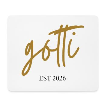 Gotti est 2026 - Tapis de souris (format paysage) - blanc - Devant