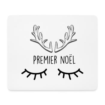 mon premier noel - Tapis de souris (format paysage) - blanc - Devant