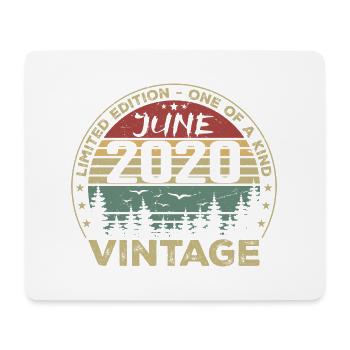 Gift June 2020 Birthday June 2020 June 2020 - Mouse Pad (horizontal) - white - Front