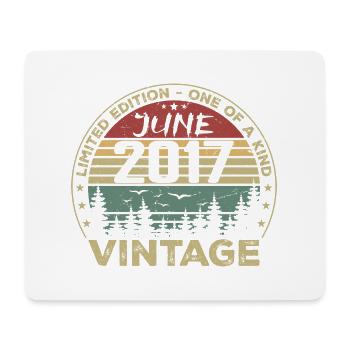 Gift June 2017 Birthday June 2017 June 2017 - Mouse Pad (horizontal) - white - Front
