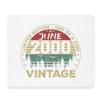 Gift June 2000 Anniversary June 2000 June 2000 - Mouse Pad (horizontal) - white - Front