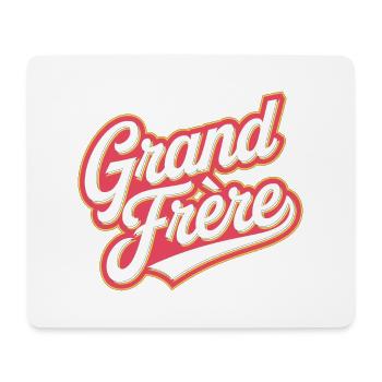 Grand frère - Tapis de souris (format paysage) - blanc - Devant