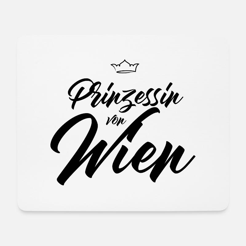 Prinzessin von Wien - Mousepad (Querformat) - Weiß