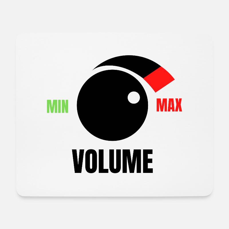 VOLUME - Mouse Pad (horizontal) - white