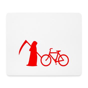 Vélo VTT Hobby Cyclisme - Tapis de souris (format paysage) - blanc - Devant