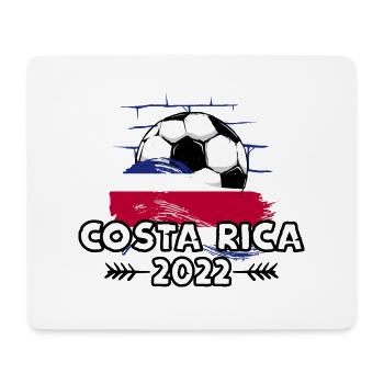 Costa Rica Costa Rica 2022 Football - Tapis de souris (format paysage) - blanc - Devant