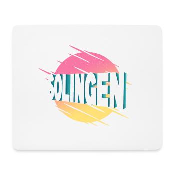 Solingen Deutschland Stadt Schrift Vintage Retro - Mousepad (Querformat) - Weiß - Vorne