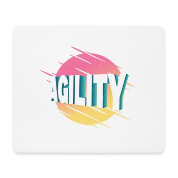 Agility Dog Sport Dog Sports Dog Training - Mouse Pad (horizontal) - white - Front
