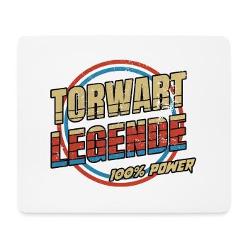Torwart Legende - Mousepad (Querformat) - Weiß - Vorne