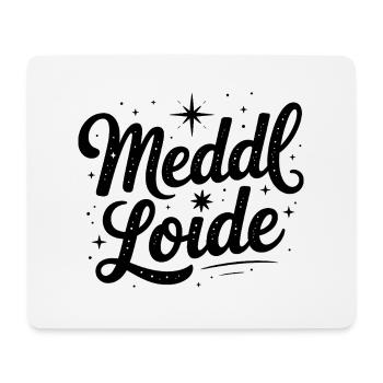 Meddl Loide - Mèmes Allemands - Tapis de souris (format paysage) - blanc - Devant