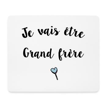 I will be big brother - Mouse Pad (horizontal) - white - Front