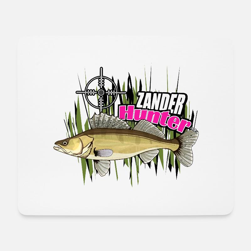 Zander Jäger - Mousepad (Querformat) - Weiß