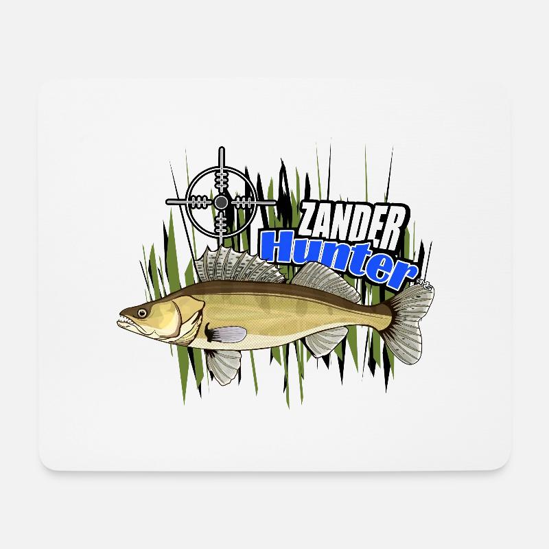 Zander Jäger - Mousepad (Querformat) - Weiß