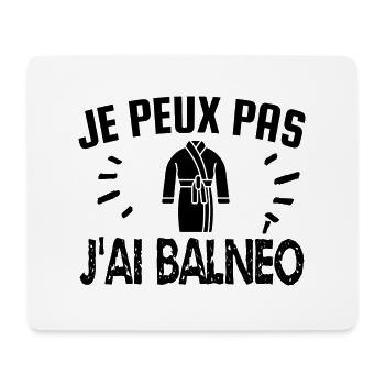 je peux pas j'ai balnéo - Tapis de souris (format paysage) - blanc - Devant