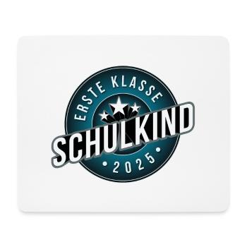 Einschulung schulkind blau 2025 Jungs erste Klasse - Mousepad (Querformat) - Weiß - Vorne